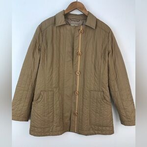 Beretta Italian-Made Insulated Quilted Spring Jacket Beige Tan 12 Chore Barn